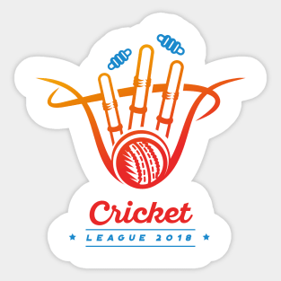 Cricket League Sticker